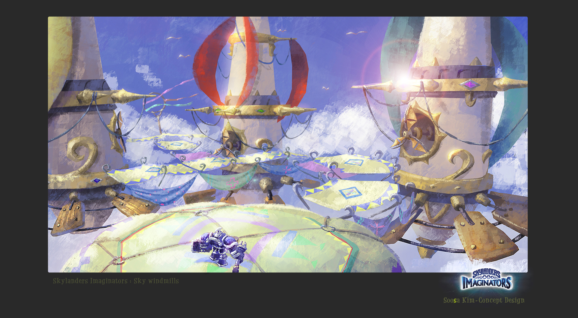 Concept art by Soosa Kim of the Sensei Air Realm
