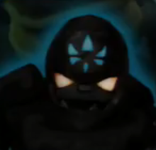 Robo Kaos' character portrait seen in Autogyro Adventure