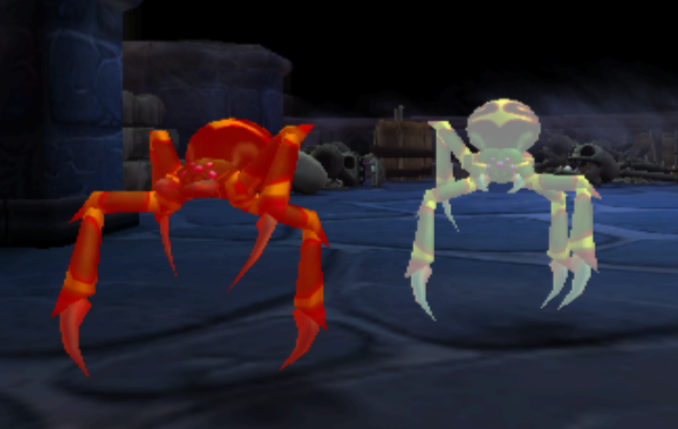 Skitterbooms attacking