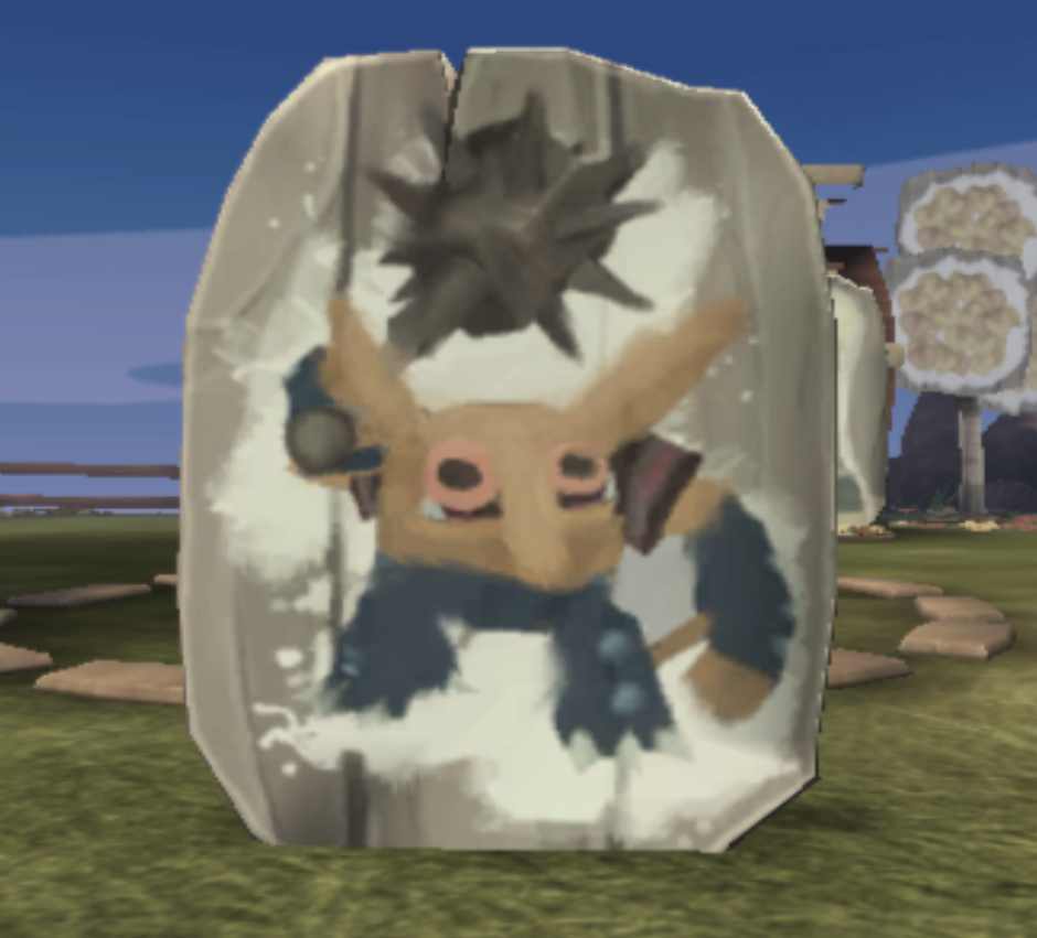 Mace Major cutout seen in the real world in Wilikin Village