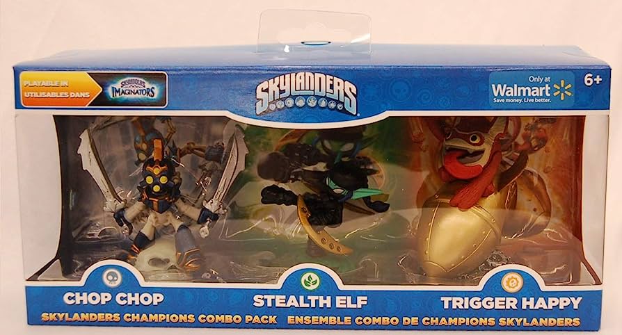 Ninja Stealth Elf in a Champions Combo Pack with Twin Blade Chop Chop and Big Bang Trigger Happy