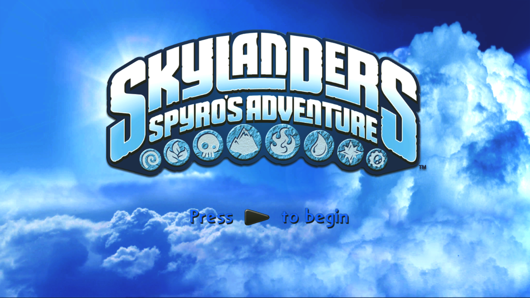 Title Screen (PlayStation 3)