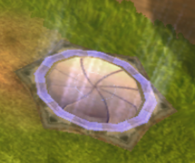 Bounce Pads seen in Skylanders: Spyro's Adventure (PlayStation 3 / Xbox 360)