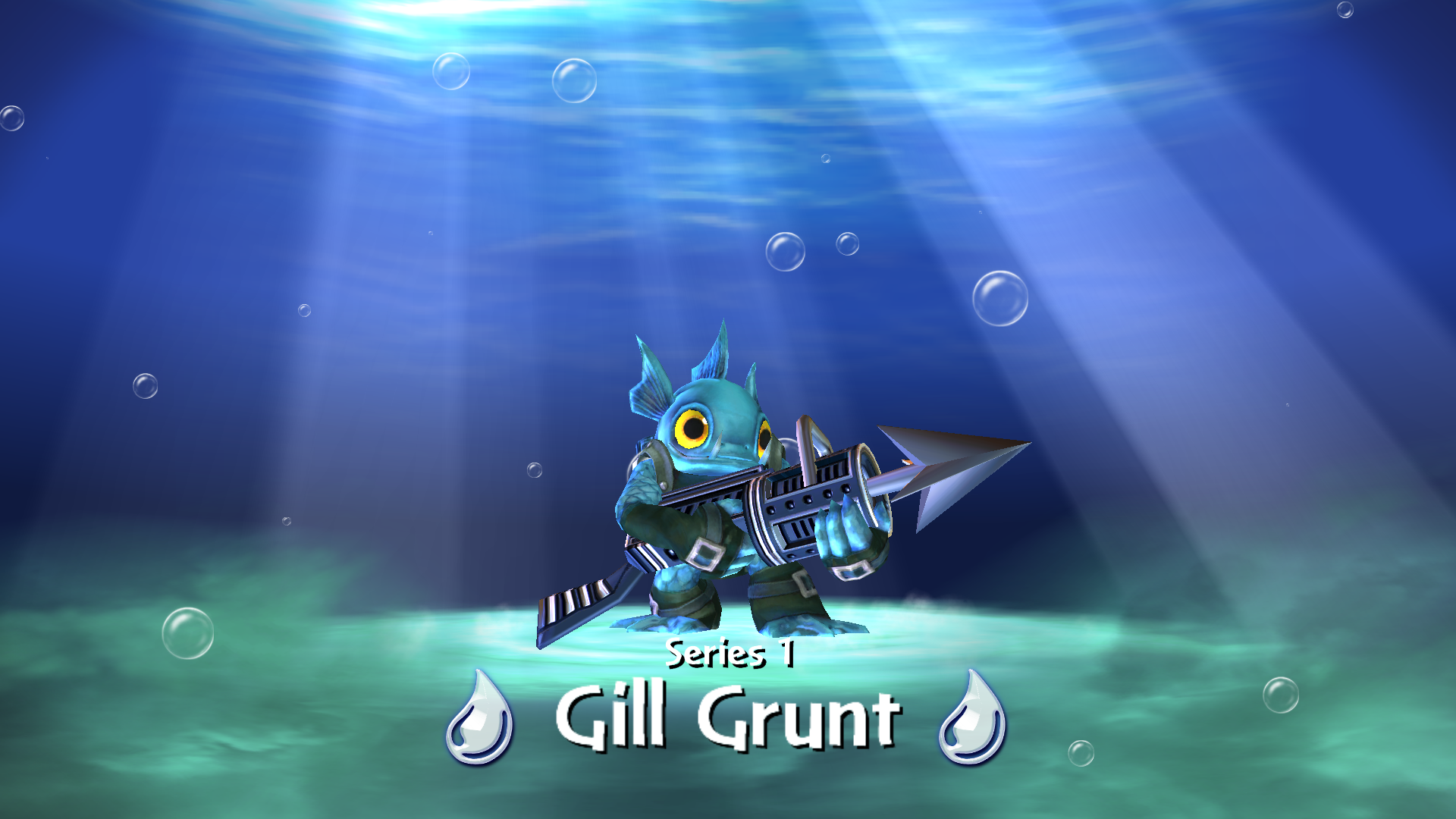 Series 1 Gill Grunt as seen in Skylanders: Giants