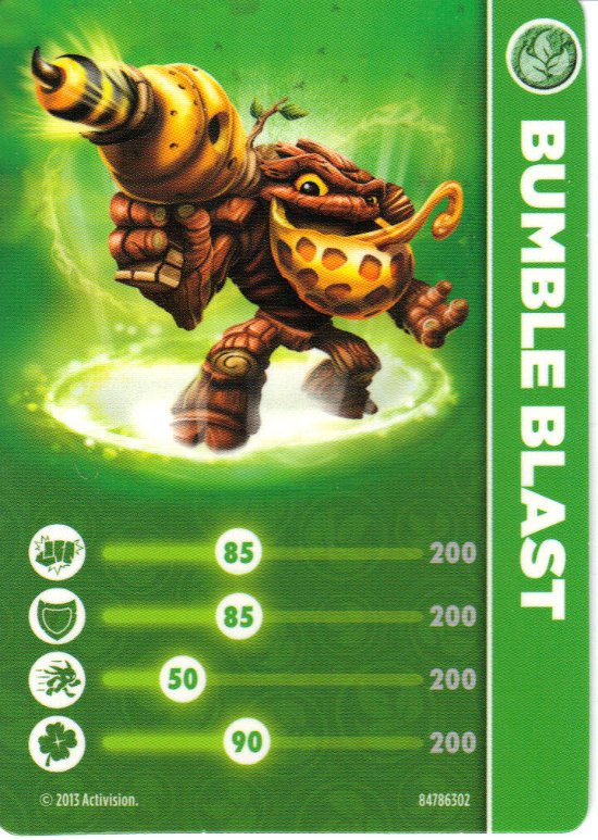 Bumble Blast card