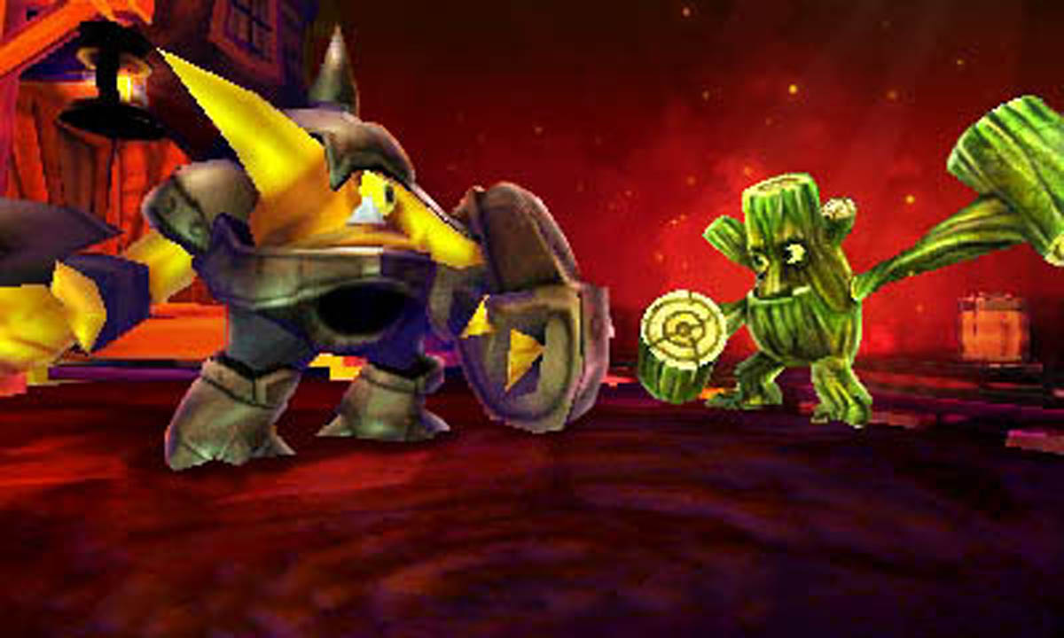 Stump Smash fighting a Trollverine