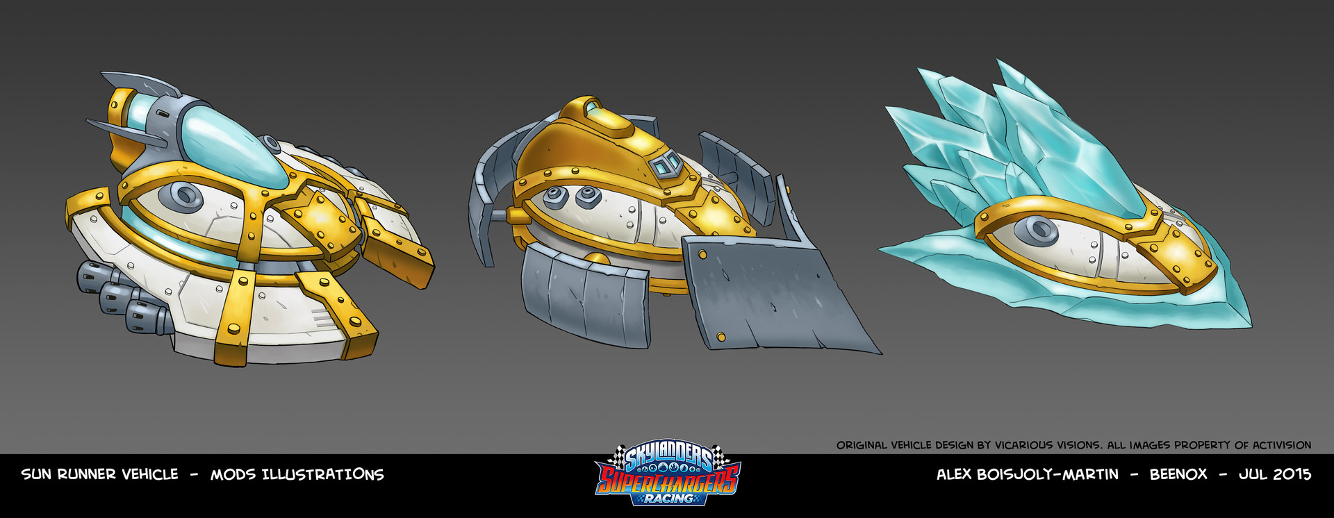 Sun Runner mod illustrations by Alex Boisjoly-Martin