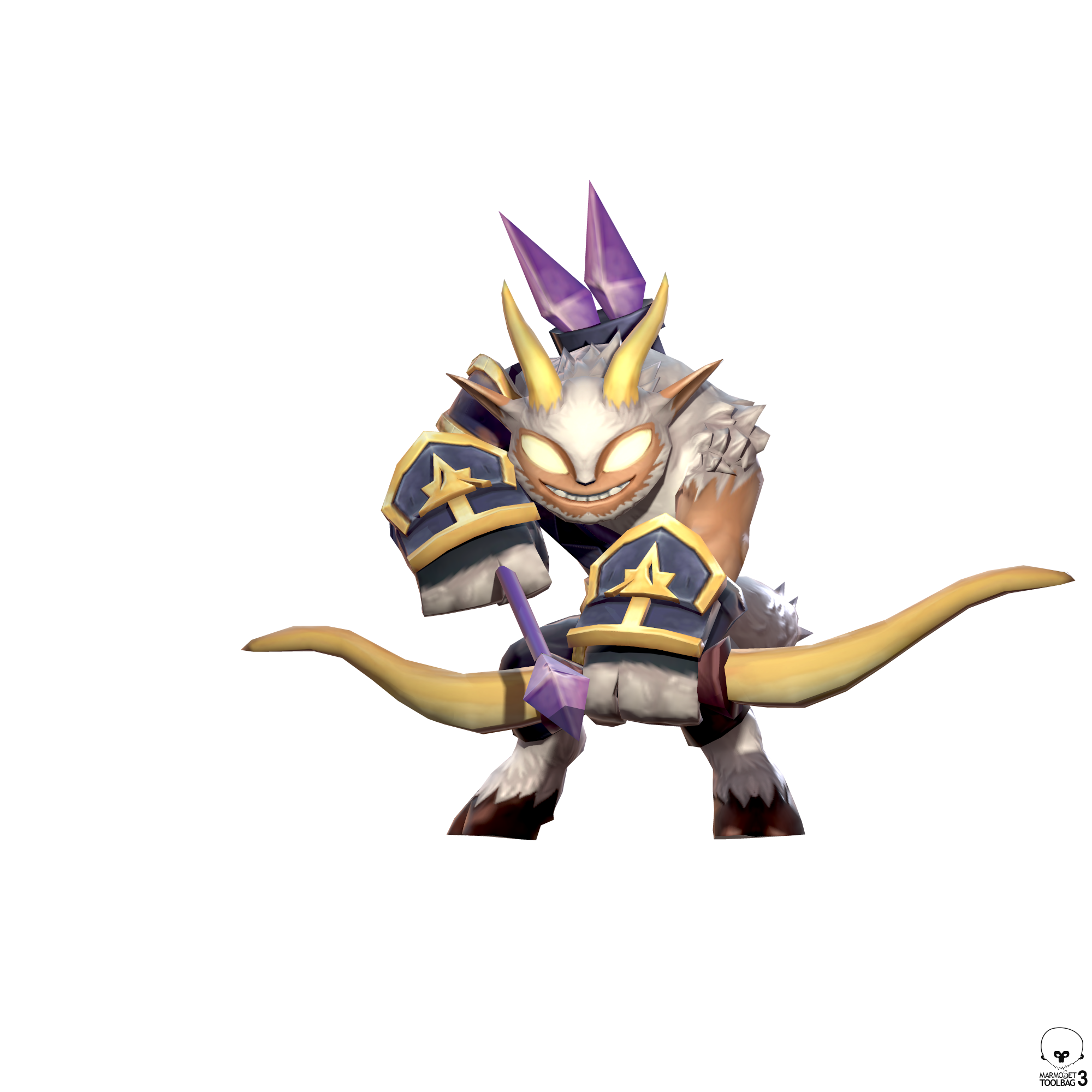 A render of Buckshot in Ring of Heroes