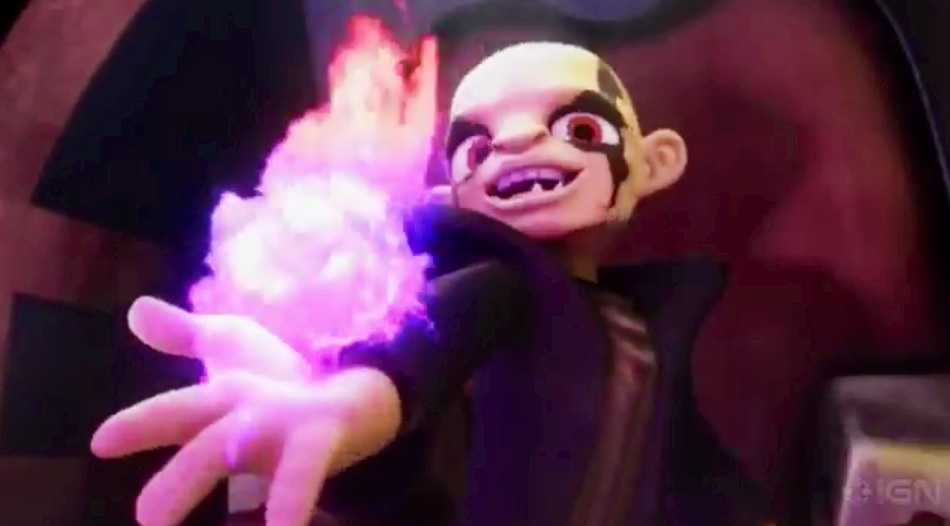 Kaos conjuring Evilized fire