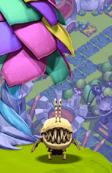 Bone Chompy's idle and poke animation in Skylanders: Lost Islands