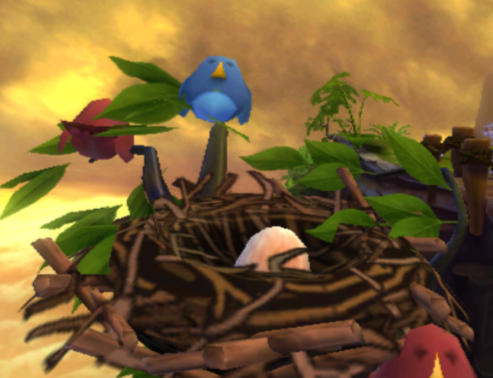 Birds nest seen in Time of the Giants