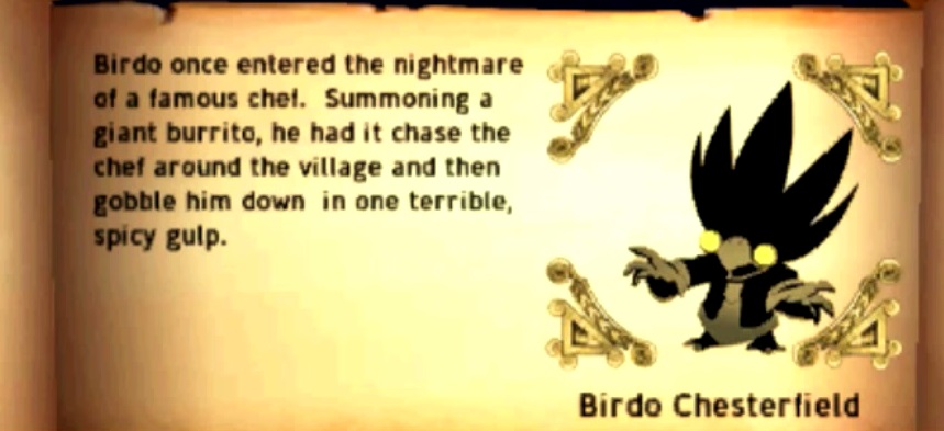 A Nightmare Page on Birdo Chesterfield
