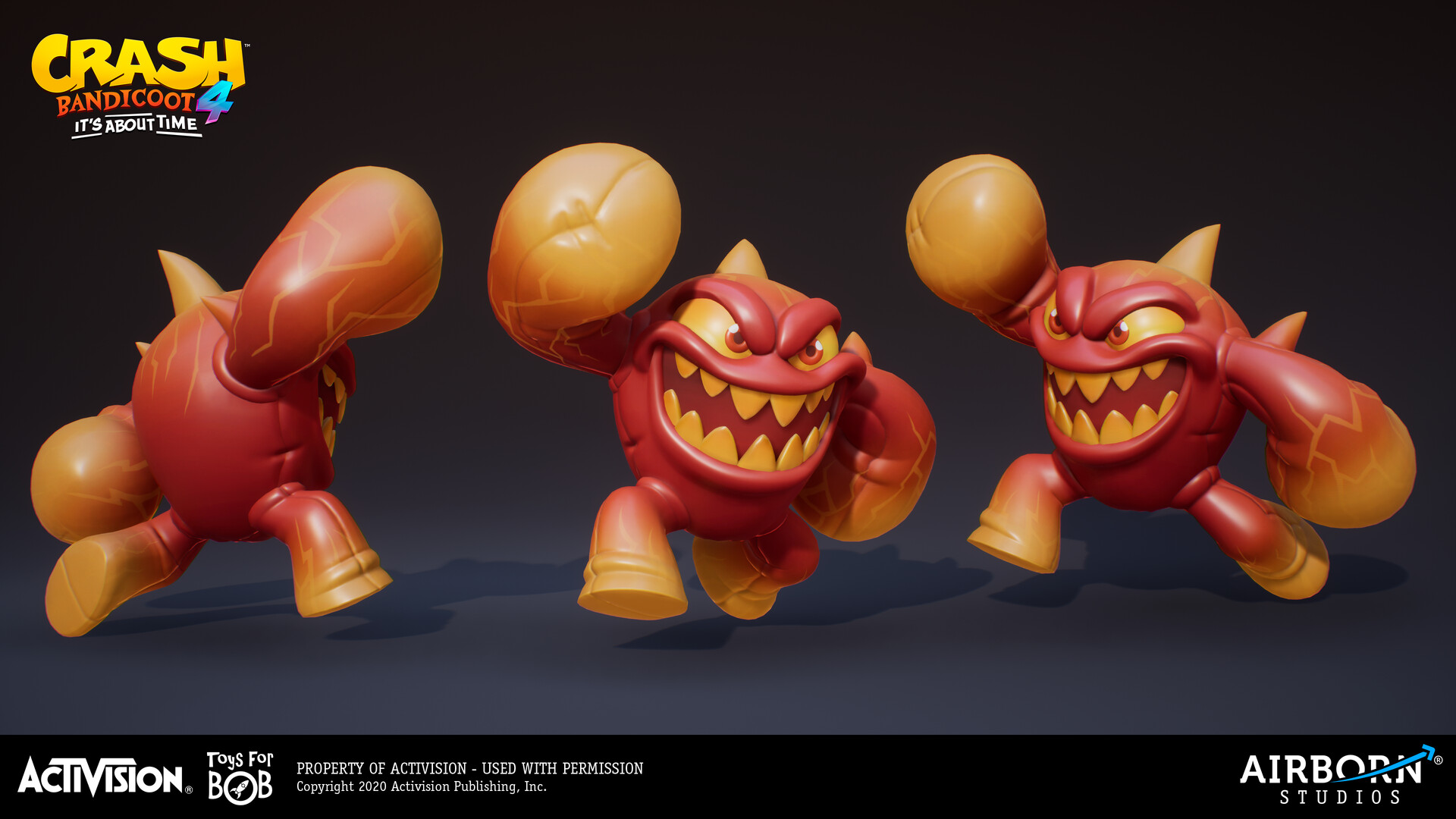 Eruptor's model in Crash Bandicoot 4: It's About Time