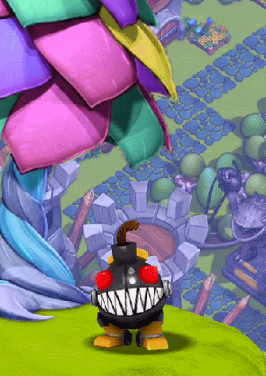 Grinnade's idle and poke animation in Skylanders: Lost Islands
