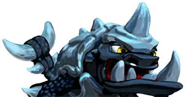 Skylanders: Swap Force portrait of Dark Slobber Tooth
