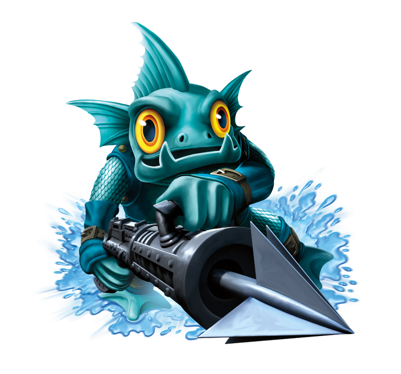 Series 1 Gill Grunt transparent render