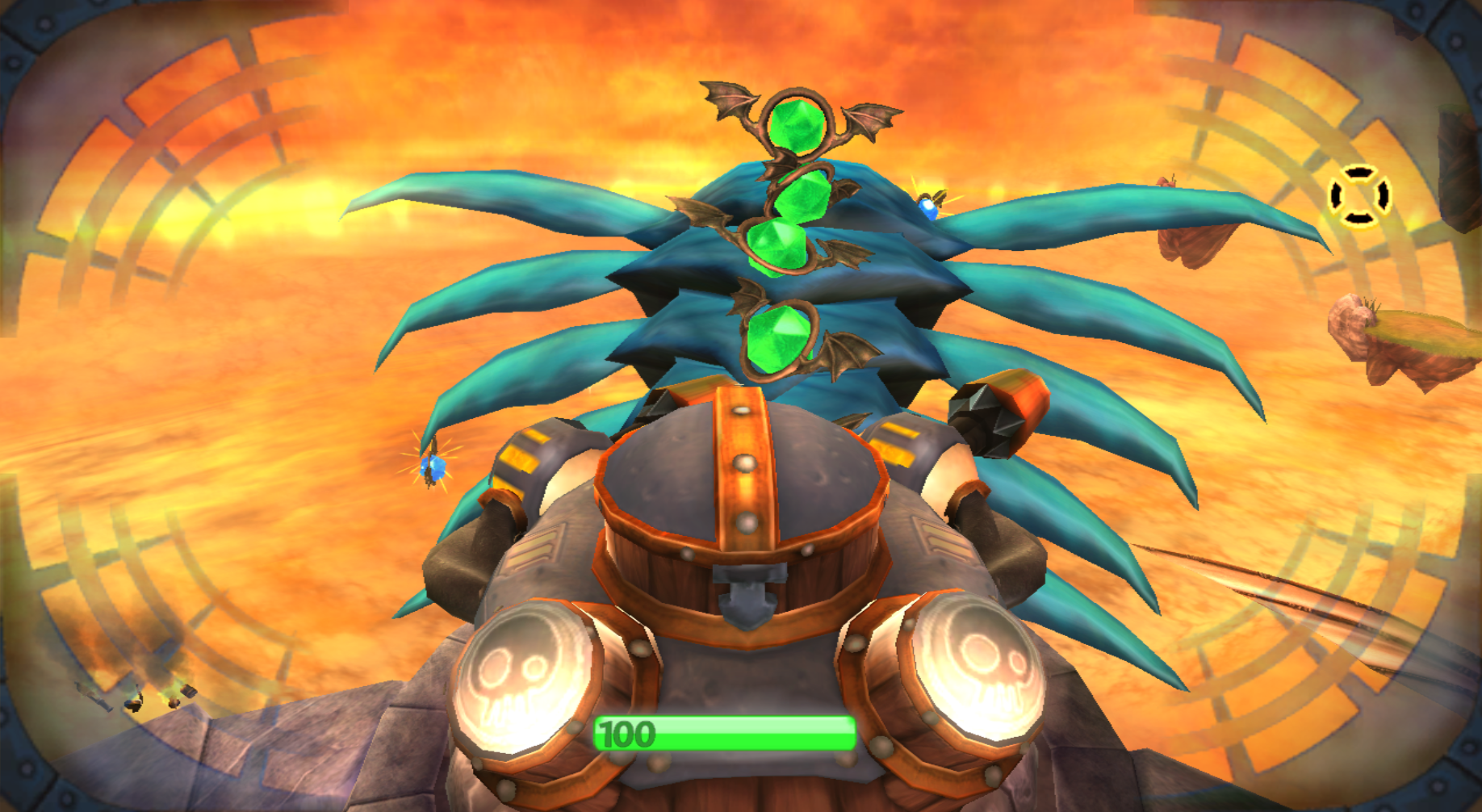 Flying Critter in the turret section