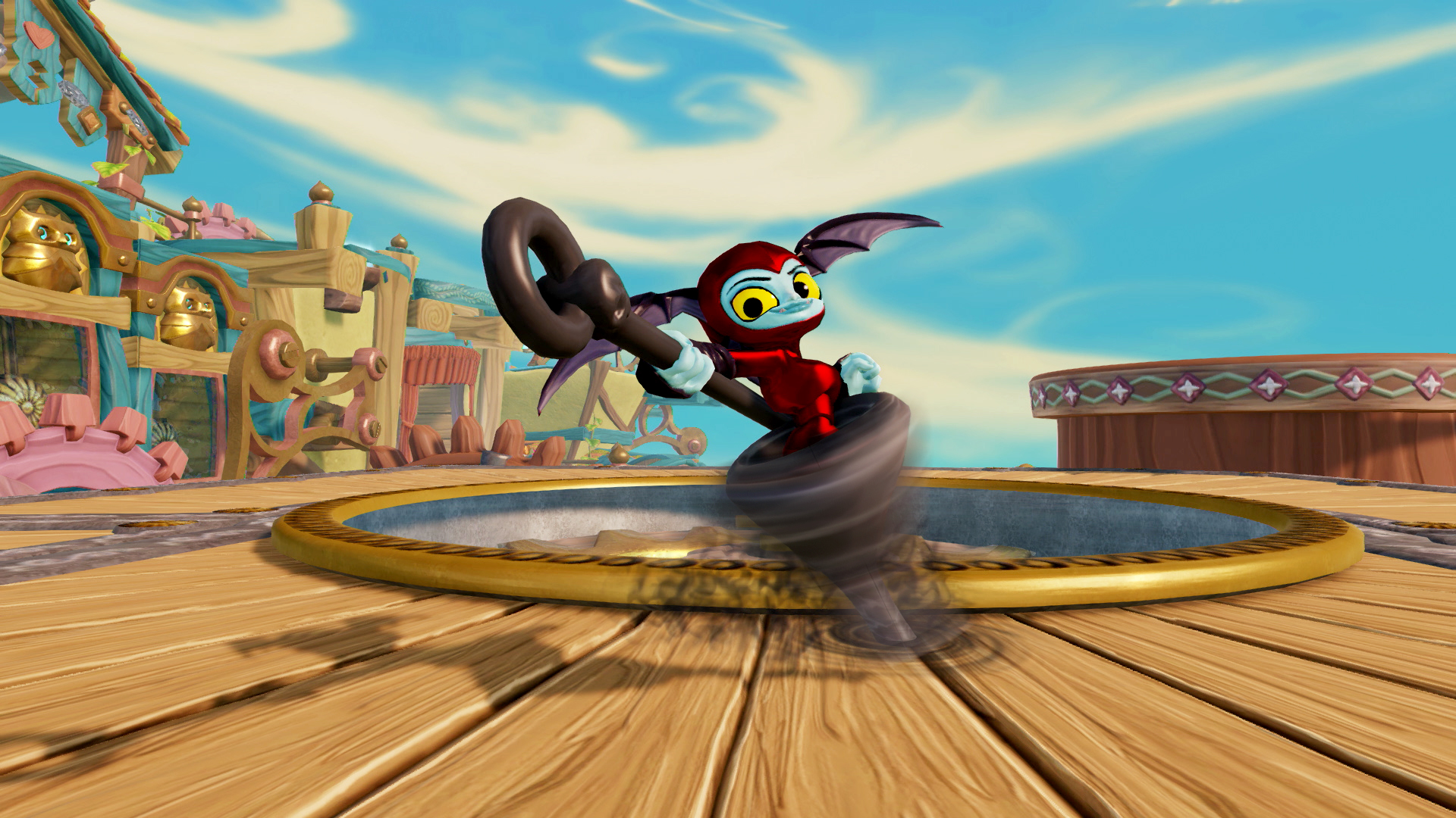 Bat Spin about to attack
