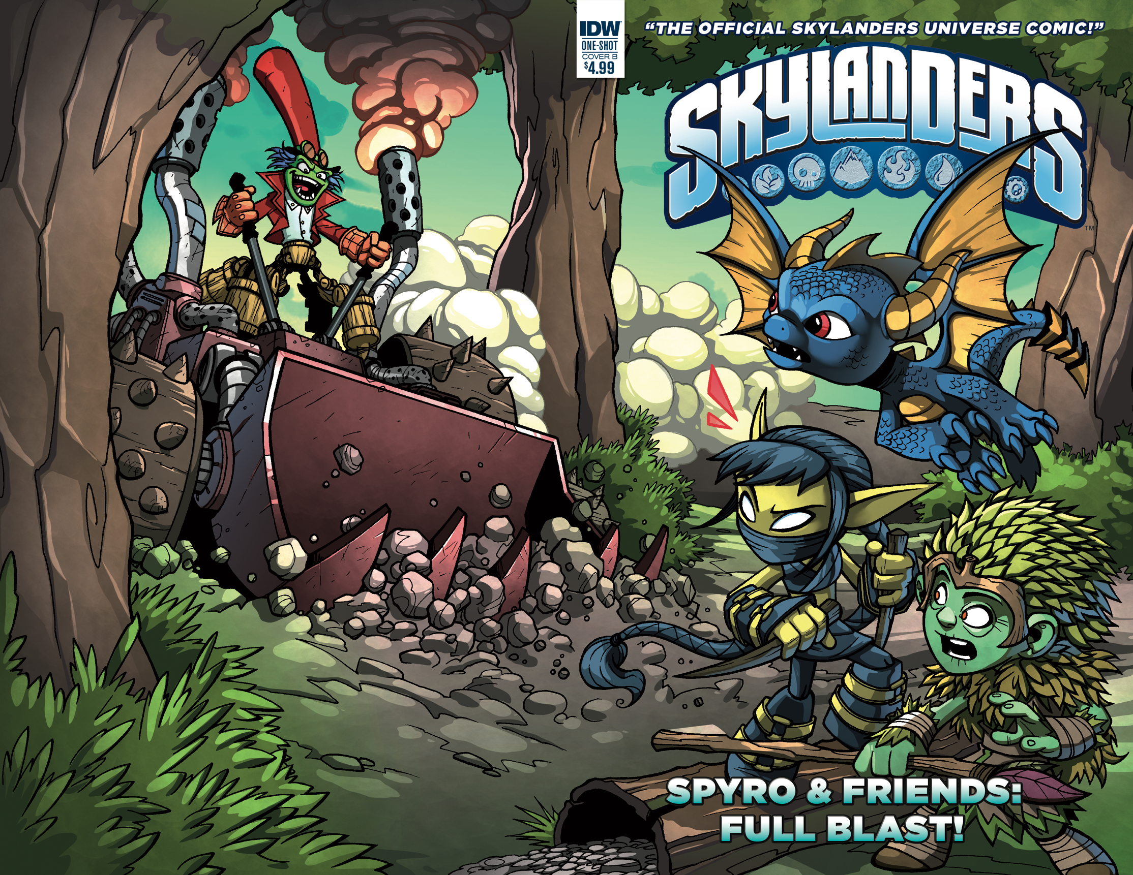 Full variant cover of Spyro & Friends: Full Blast!