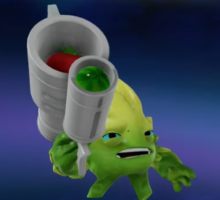 Food Fight's upgraded gun from his Zucchini Blast upgrade