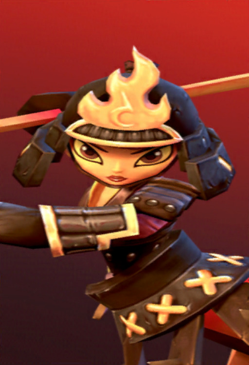 Ember's arena splash screen from the first version of Ring of Heroes