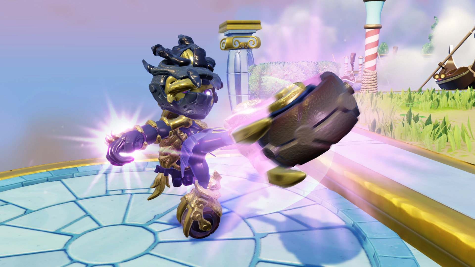 Legendary Bone Bash Roller Brawl with her helmet from her "Waller Derby" Path