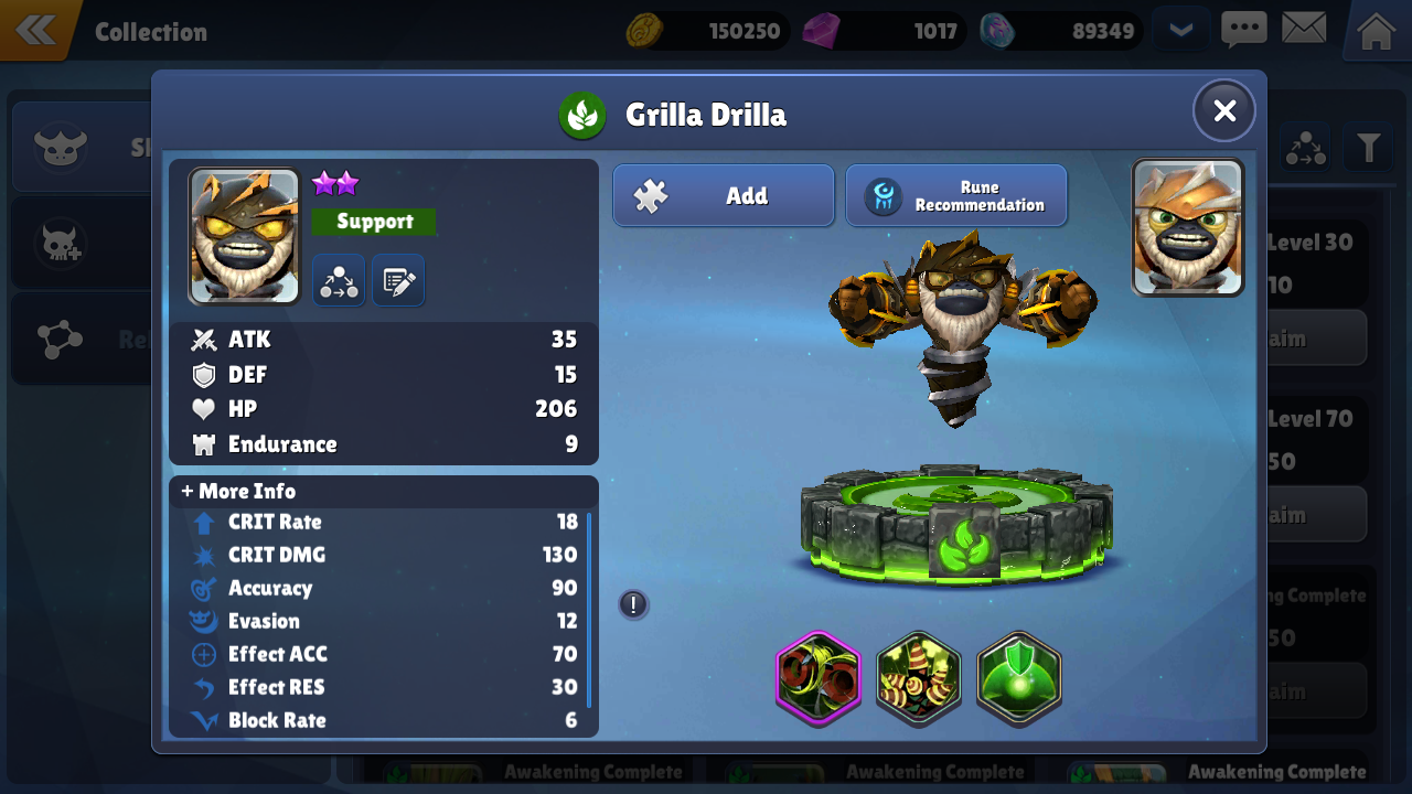 Awakened Grilla Drilla