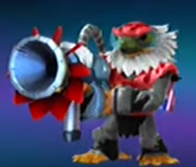 Jet-Vac's new armor from his "Double Barrel" Wow pow upgrade