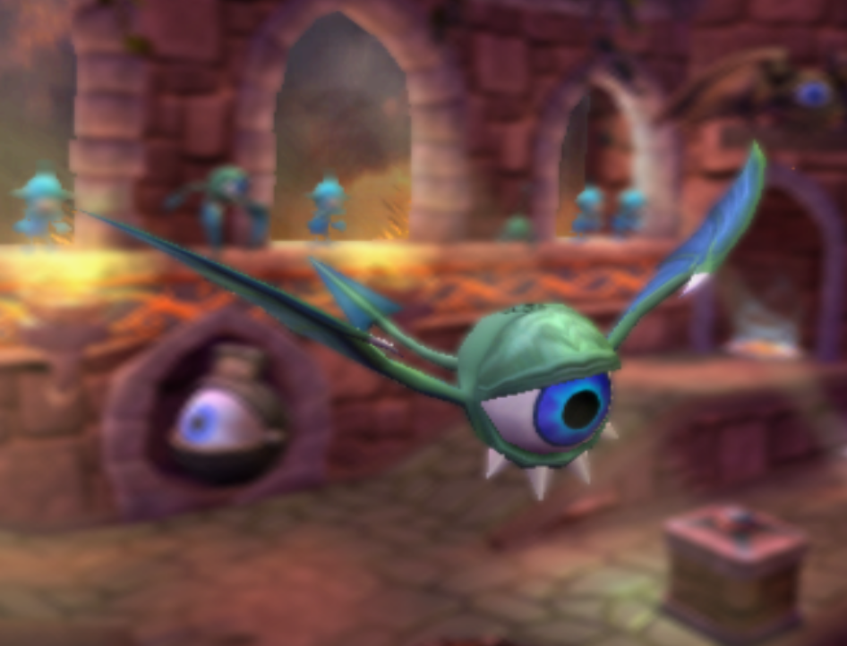 Winged Cyclops seen flying around in the arena