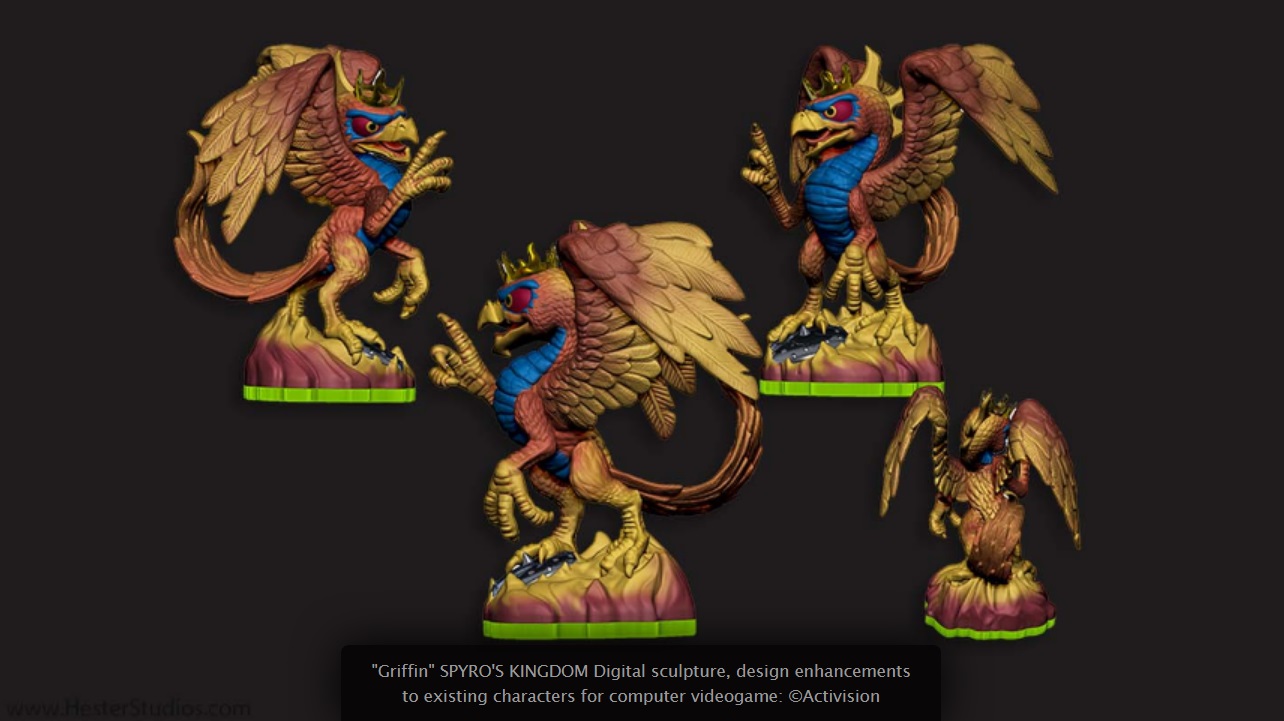 Sunburn's early toy form designs for Spyro's Kingdom.[2]