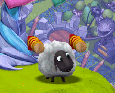 Sheep Creep's idle and poke animation in Skylanders: Lost Islands