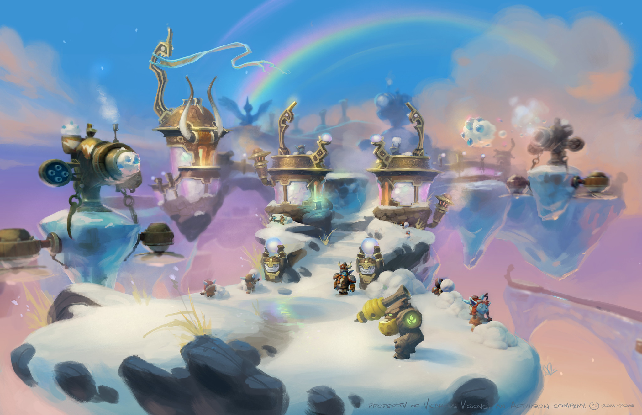 Environmental artwork of Winter Keep by Dave Phillips