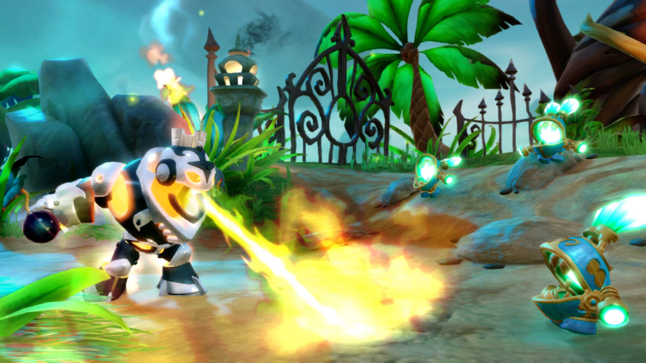 Dark Blast Zone fighting Chompy Rustbuds in Rampant Ruins