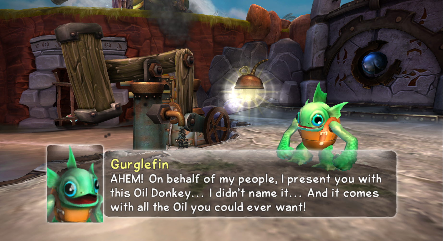 Gurglefin and the Oil Donkey