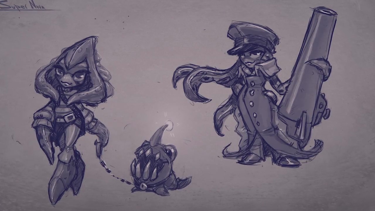 Concept art of Nightfall bearing an octopus-like feel