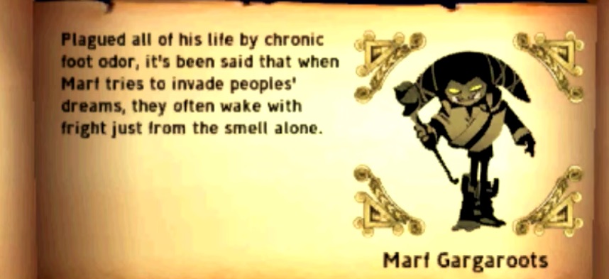 Marf Gargaroots Nightmare Page