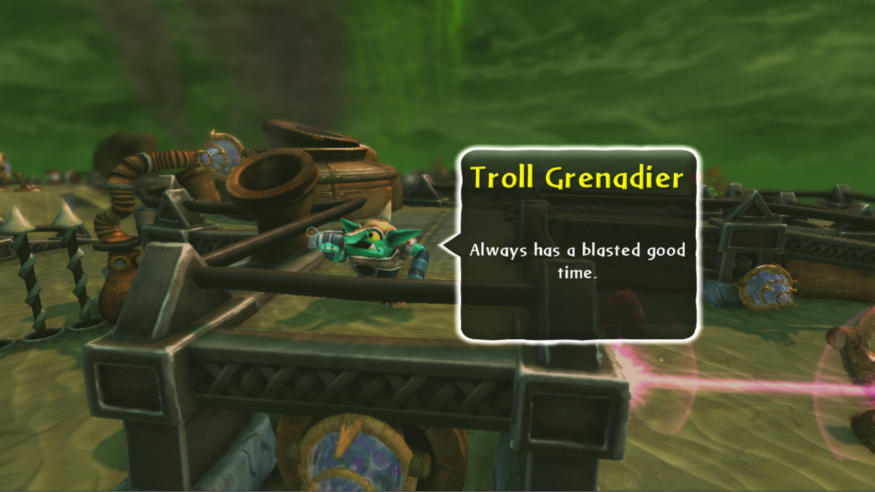 Troll Grenadier's enemy intro at Oilspill Island (PlayStation 3 / Xbox 360)