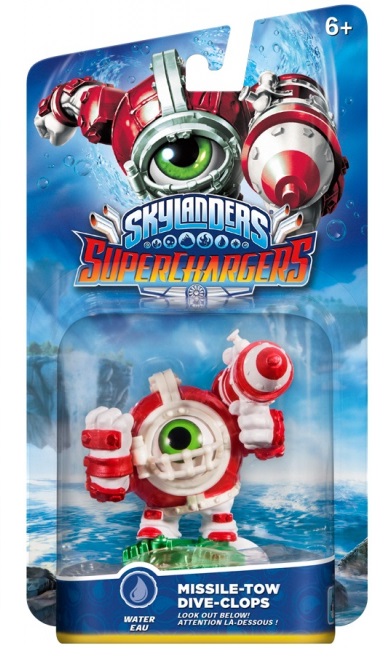Missile-Tow Dive-Clops' toy packaging
