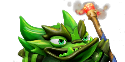 Skylanders: Swap Force art portrait of Jade Fire Kraken