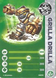 Grilla Drillla's card