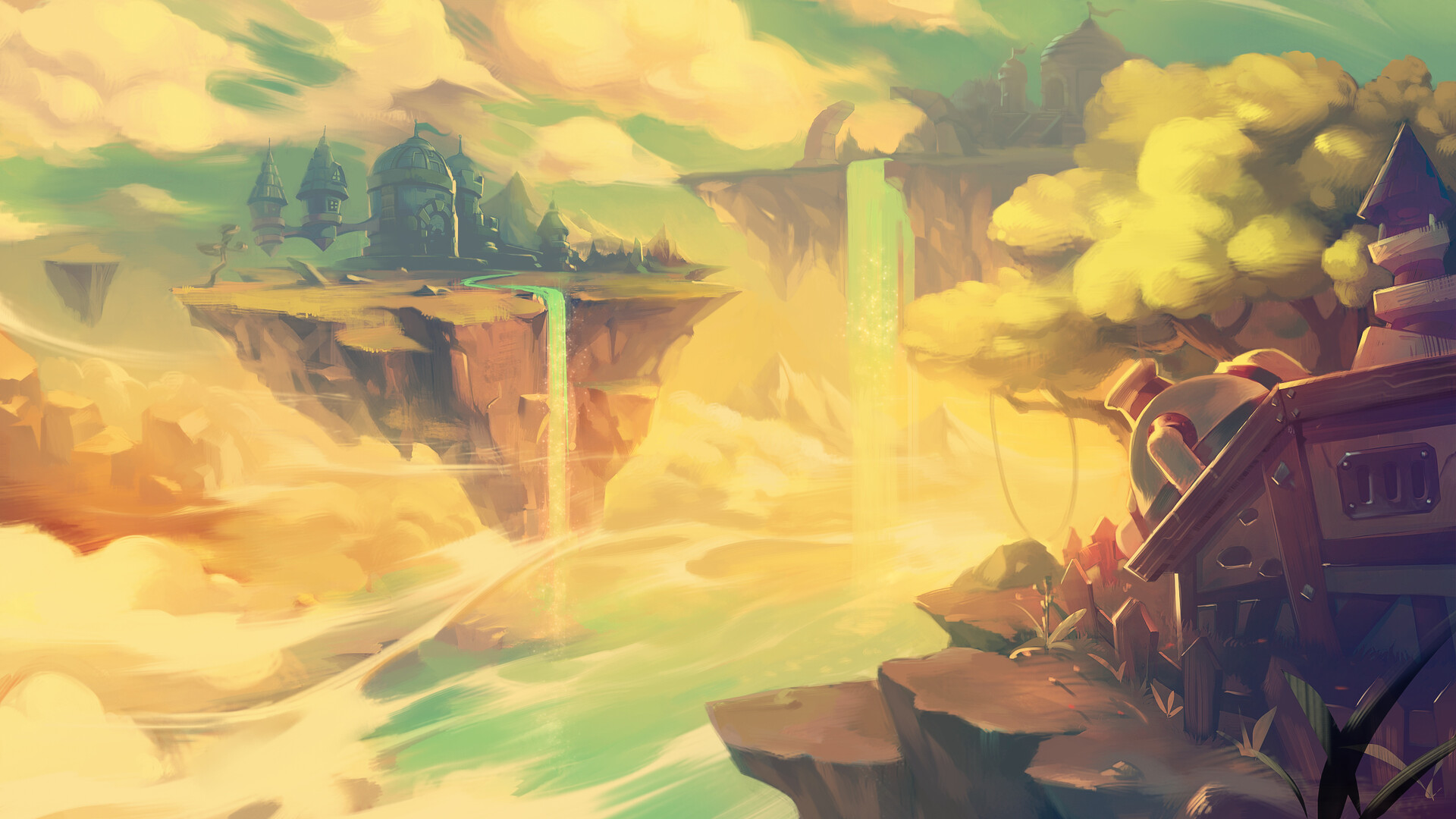 Sky Island concept art by choi eun suk