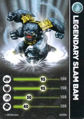 Legendary Slam Bam's card
