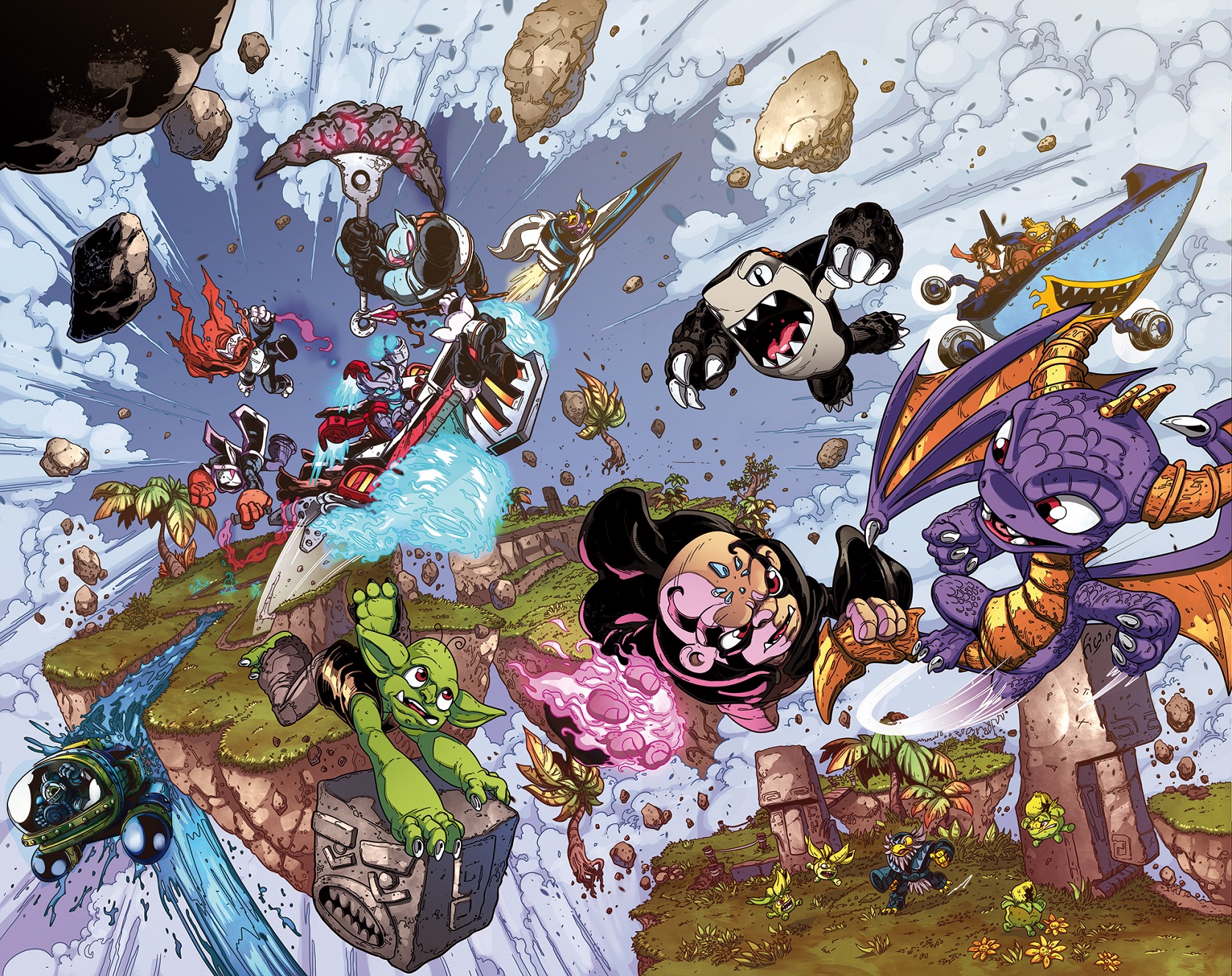 Raw image of the full cover of the Rift into Overdrive