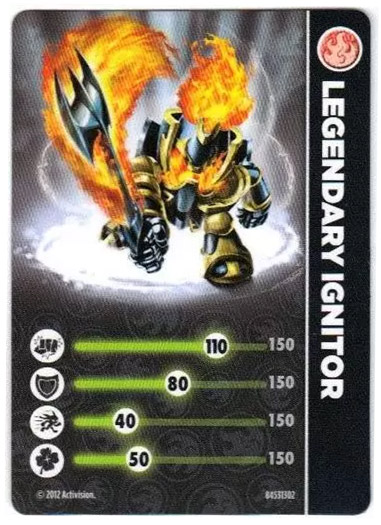 Legendary Ignitor's card