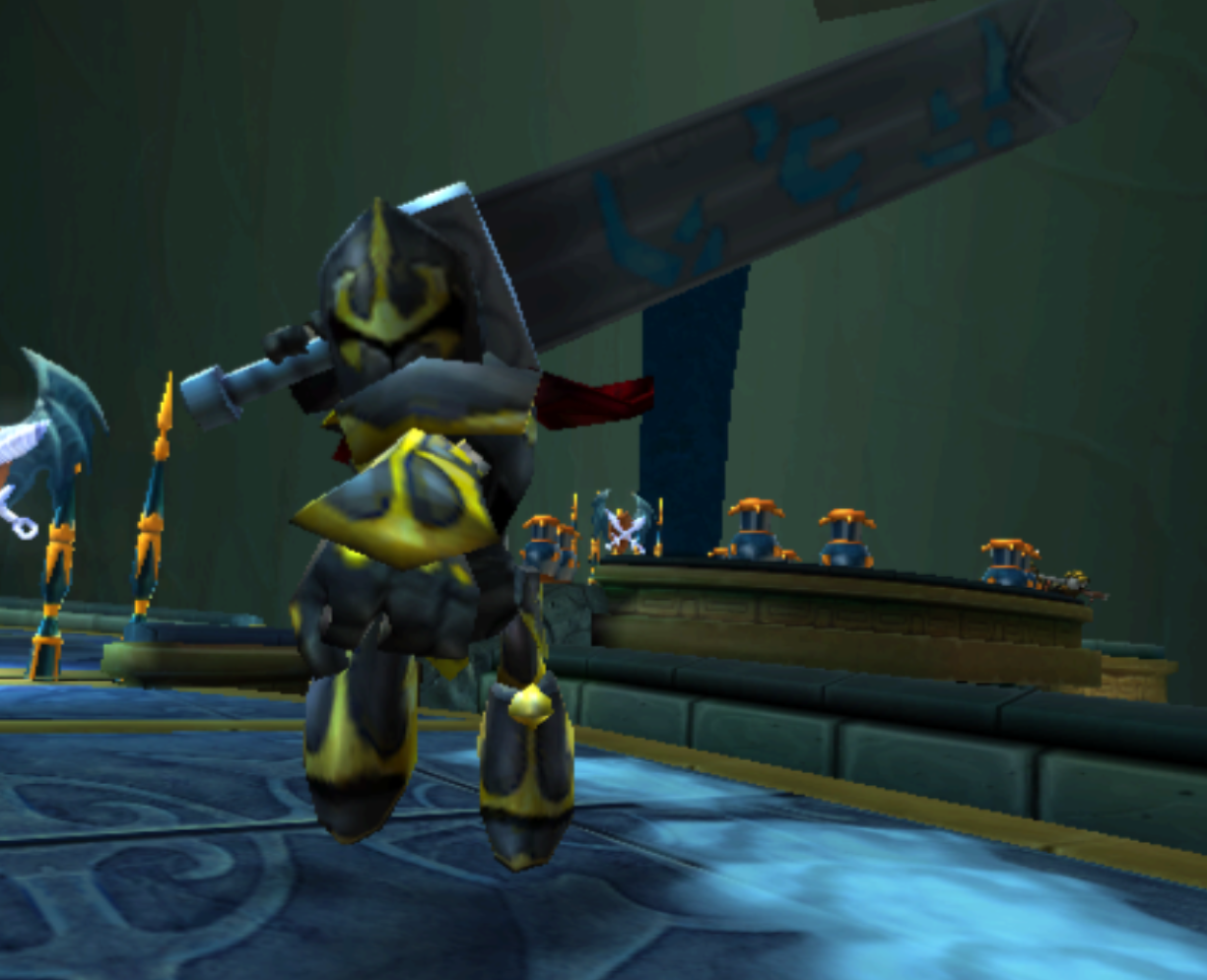 Arkeyan Duelist attacking