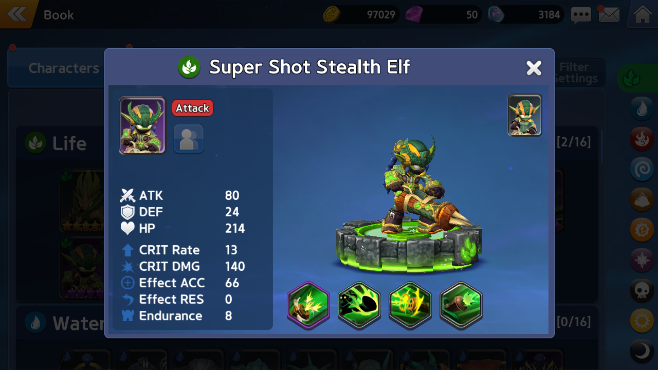 Awakened Super Shot Stealth Elf