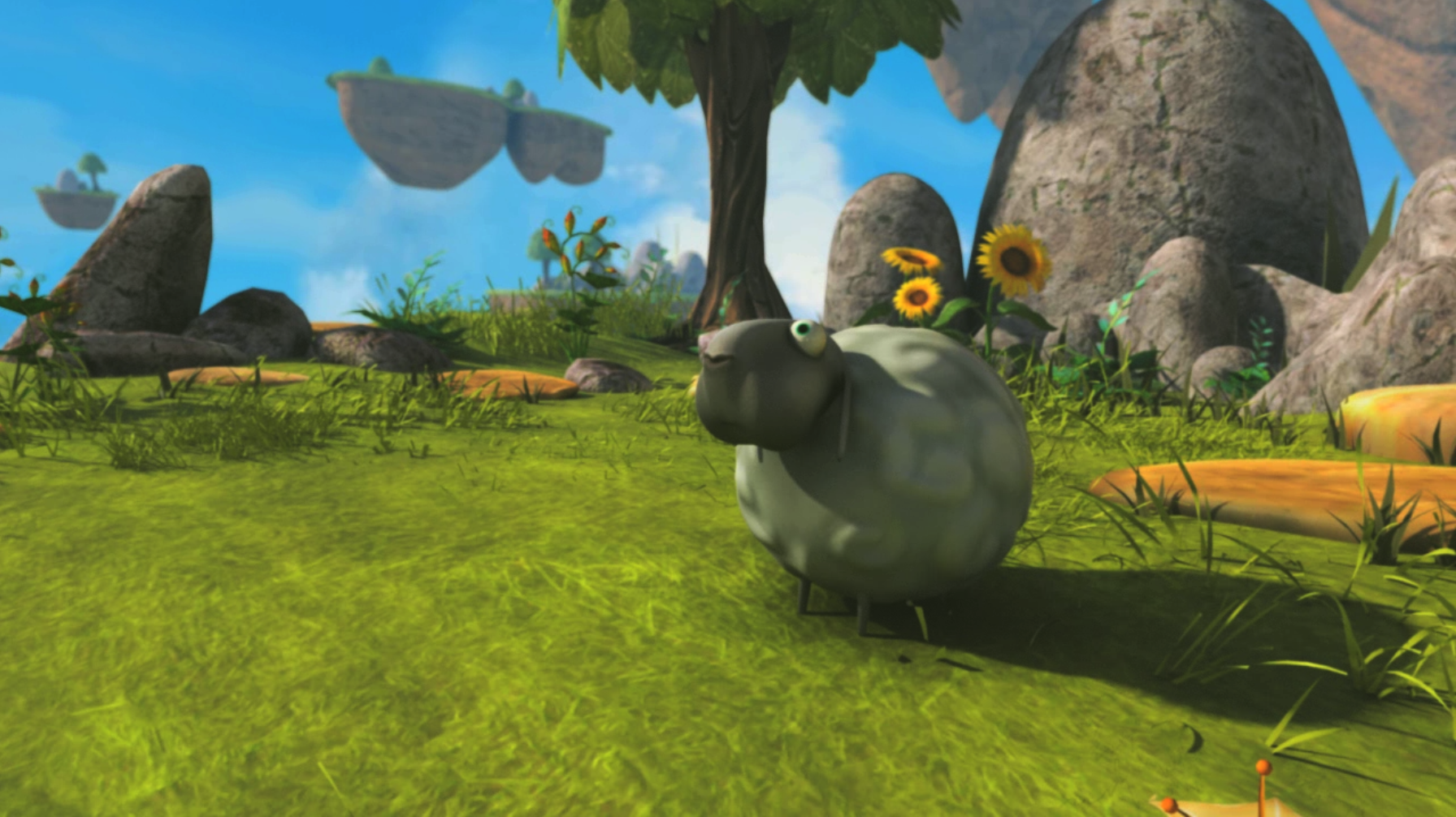 A Sheep in the first cutscene of Skylanders: Spyro's Adventure