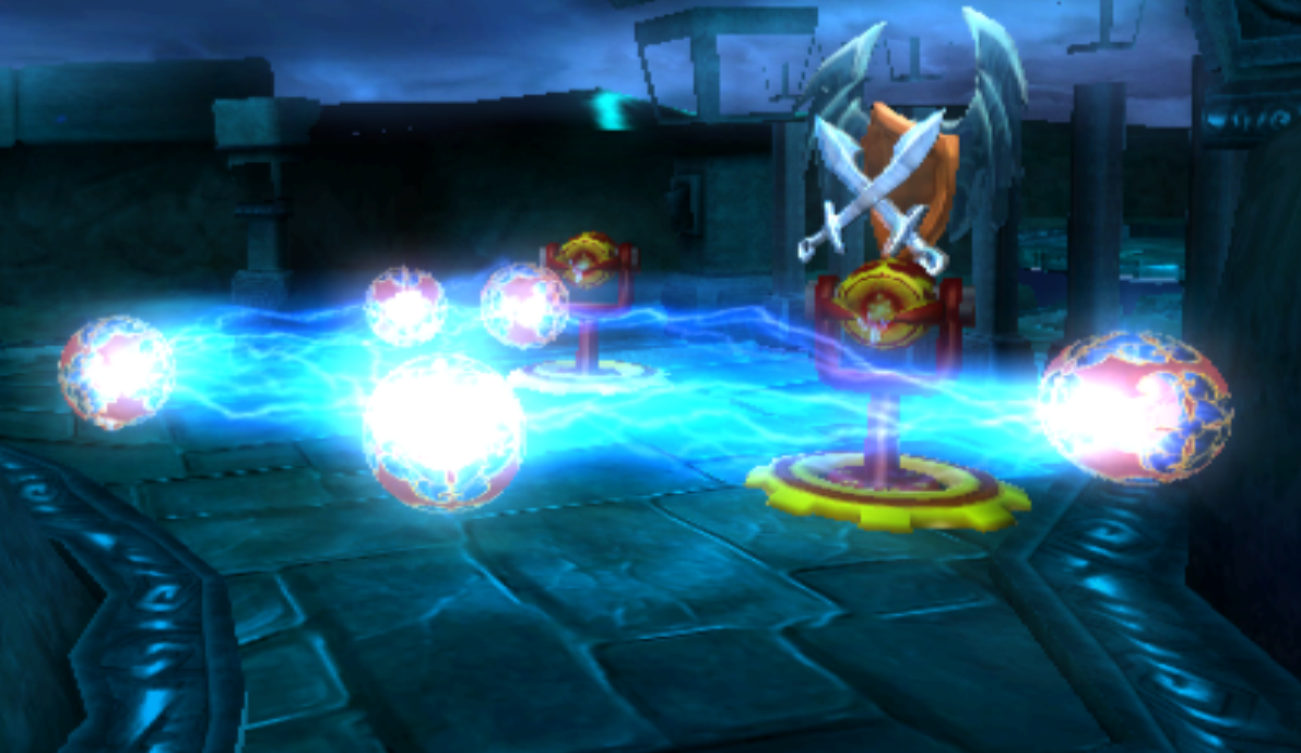 Arkeyan Blaster attacking in Skylanders: Spyro's Adventure
