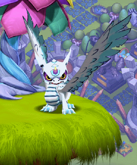 Polar Whirlwind's idle and poke animation from Skylanders: Lost Islands