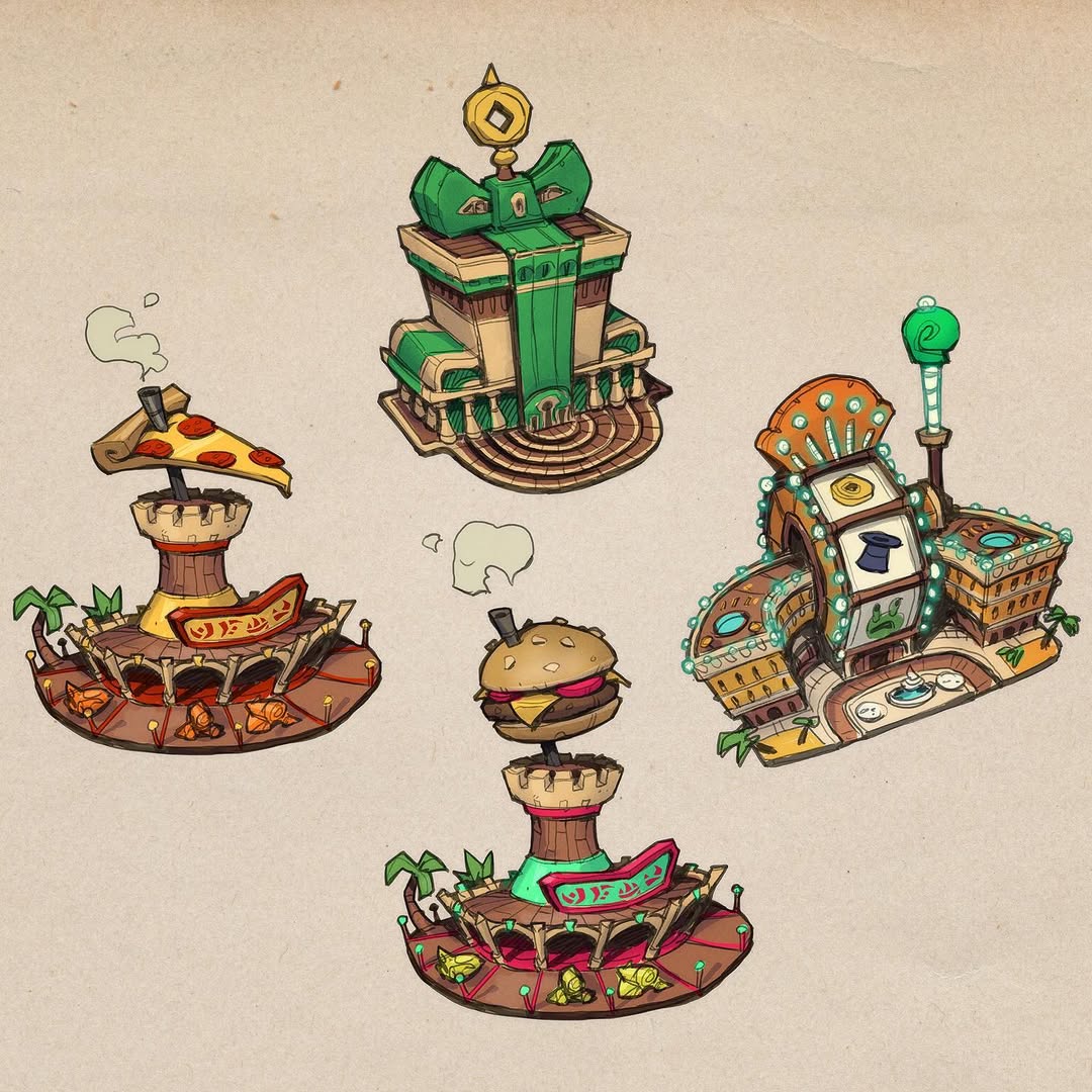 Buildings concept art